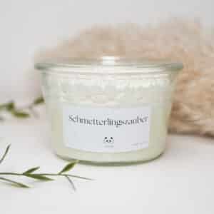 Kerze Schmetterlingszauber von Pandover